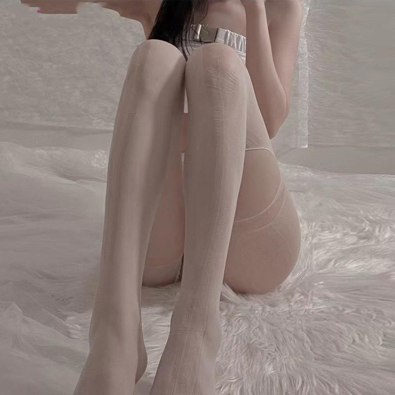 Sexy underwear stockings, hand-torn ultra-thin disposable black stockings, sexy lace women's fun meat stockings
