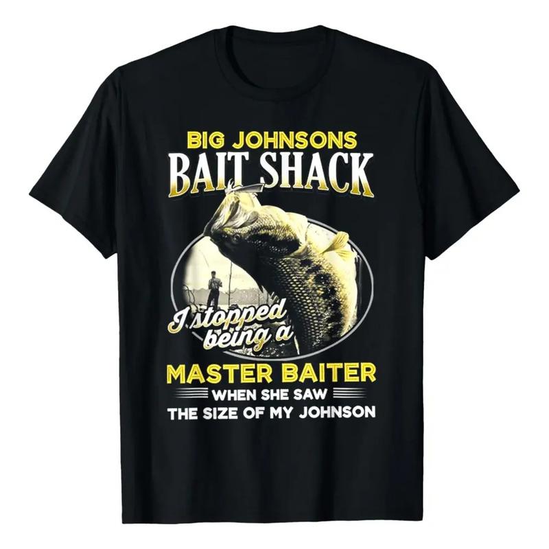 Camiseta Engra?ada Big Johnsons Bait Shack S