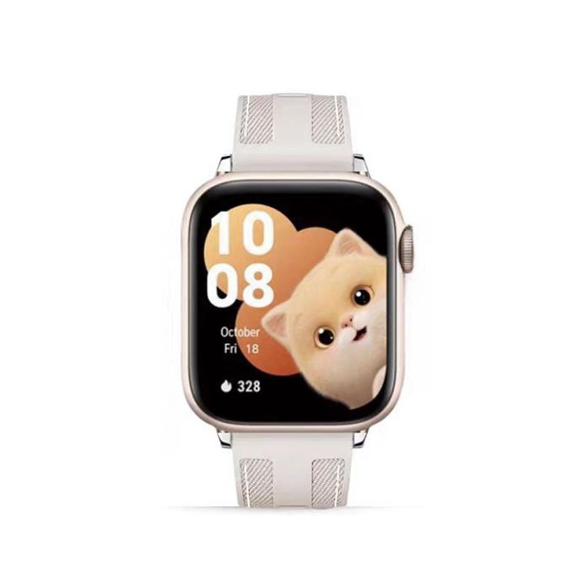 Měkký silikonový nylonový pletený řemínek pro Honor Watch 5 Náhradní náramek Prodyšný náramek pro honor watch5 Příslušenství k pásku