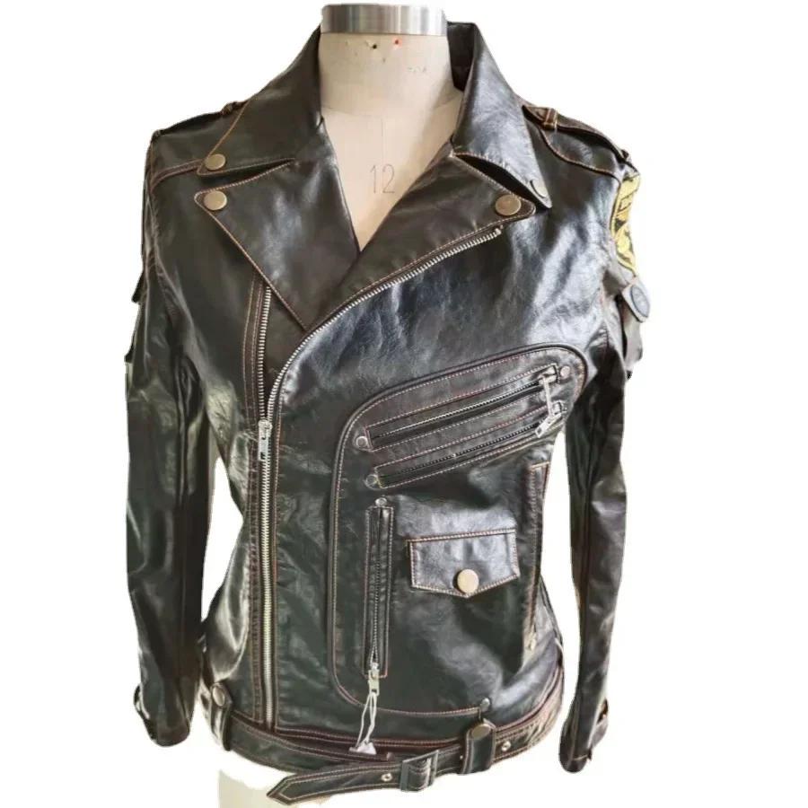 Motorcycle Riding Jacket Clothing Anti-fall Leather Sports Suit GP REPSOL Motorbike Jacket  Moto Biker Punk Outwear Abrigos Mens