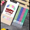 Smokeless Spiral Birthday Cake Candles - Colorful Crystal Design with Free Shipping