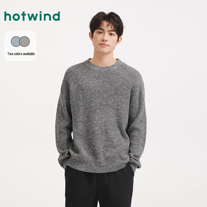 

Hotwind Men s Melange Knit Sweater L