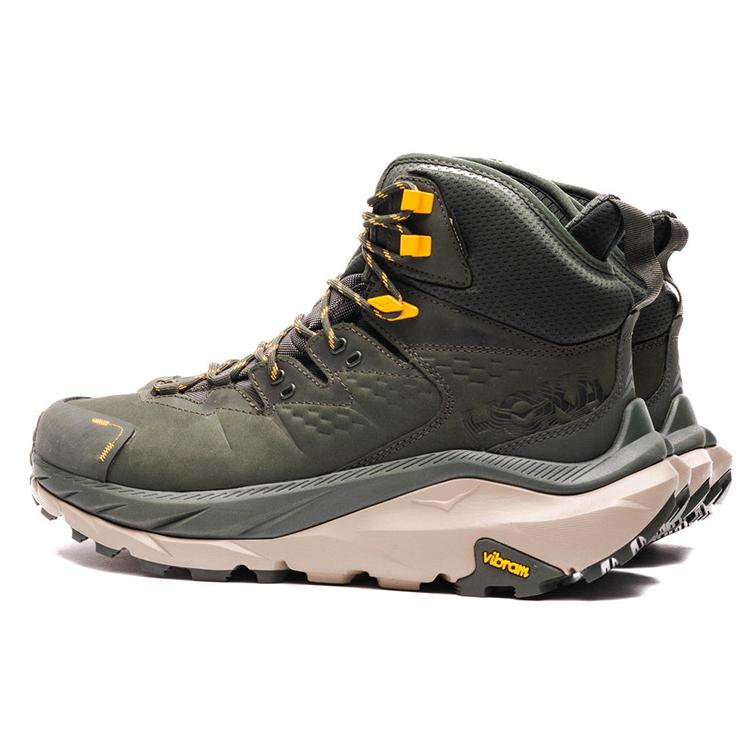 HOKA ONE ONE Kaha 2 High Gore Tex Duffel Bag Green Radiant Yellow 1123155-DBRYL