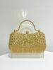 Elegant Diamond Tassel Clutch: Perfect for Evening, Birthday, Wedding, and Banquet Events