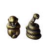 Brass Zodiac Animal Keychain With Incense Holder Decorative Pendant Bag Car Home Office