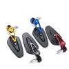 Carbon Pattern Motorcycle Side Rearview Mirrors  CNC Aluminum 7/8'' 22mm Handle Bar Motocross Side Rear View Mirror Anti-glare
