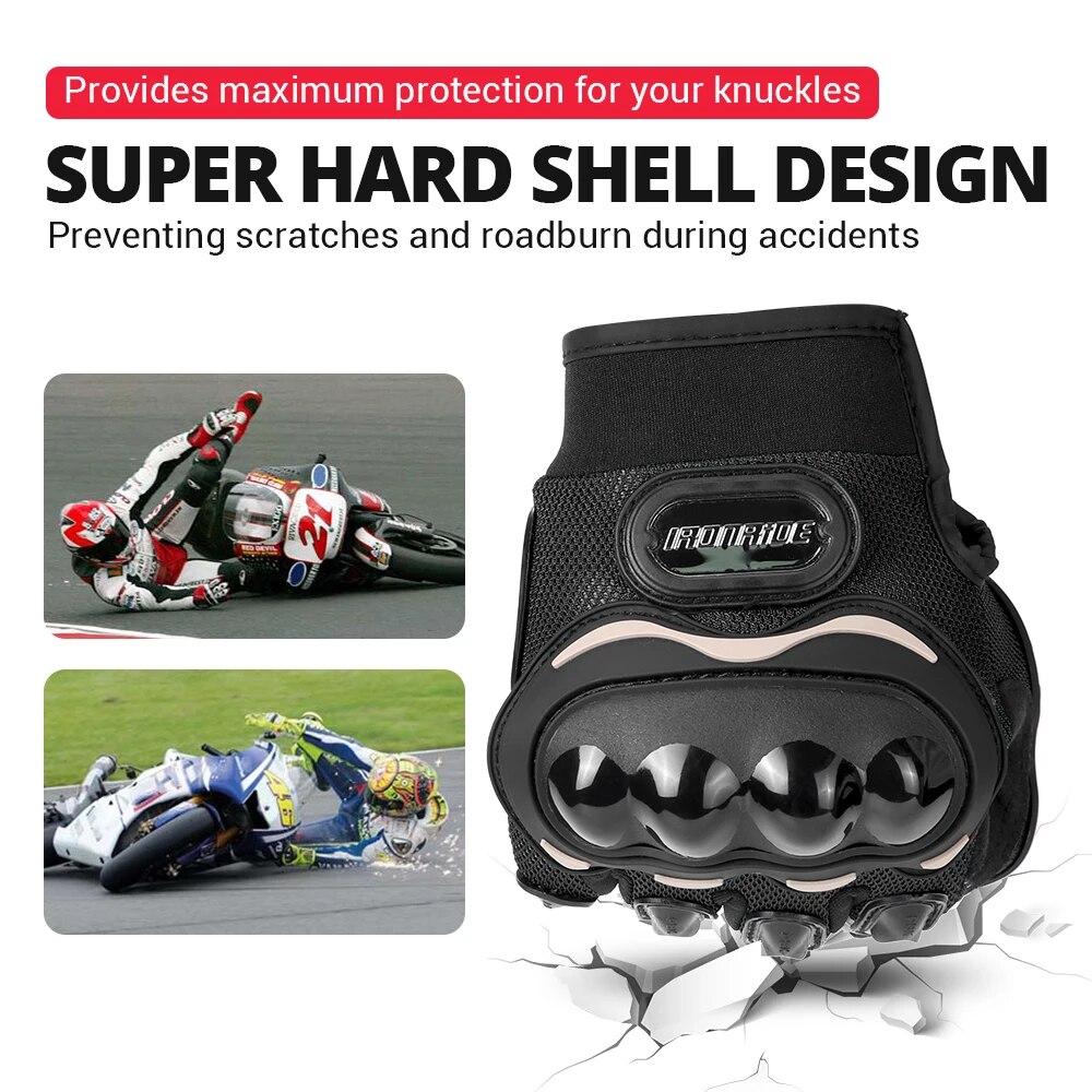 Women's Motorcycle Gloves, Breathable, Full Finger, for Motocross, Breathable Mesh, for Touchscreen, Racing Gloves