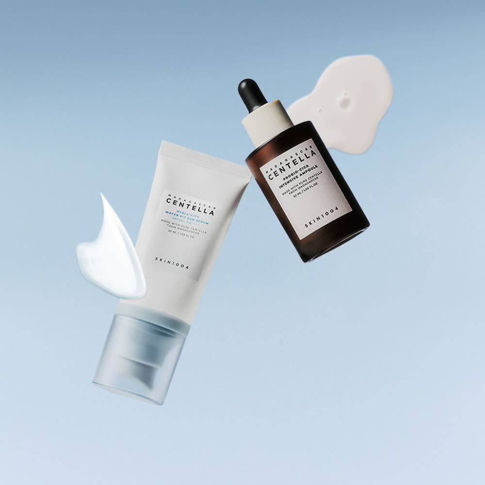 SKIN1004 Hyalu-Cica Water-Fit Sun Serum 50ml + Probio-Cica Intensive Ampoule 50ml Duo Set