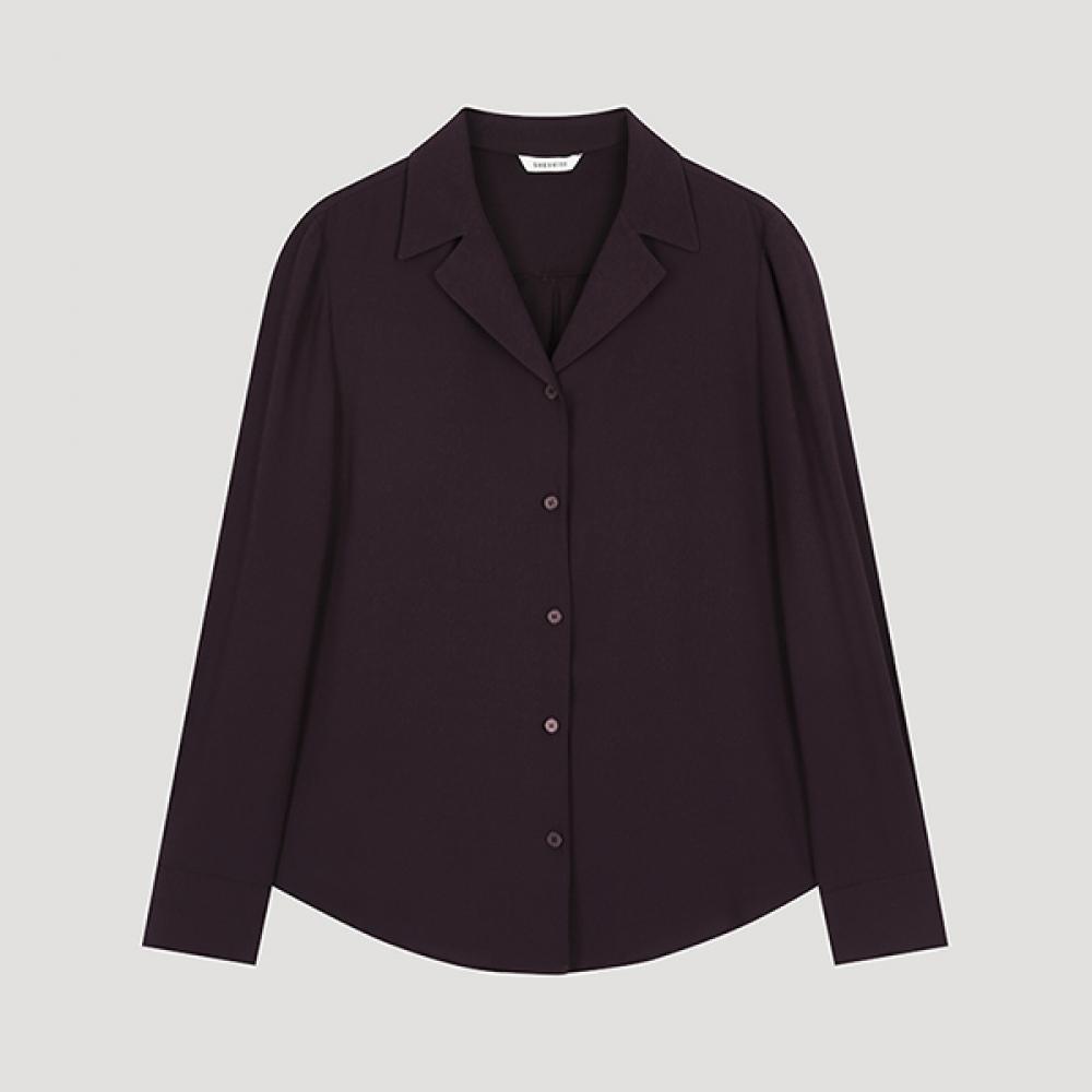 

She S miSS looSe Fit Open Collar Shirt SwwSto32050 Wi wines/55