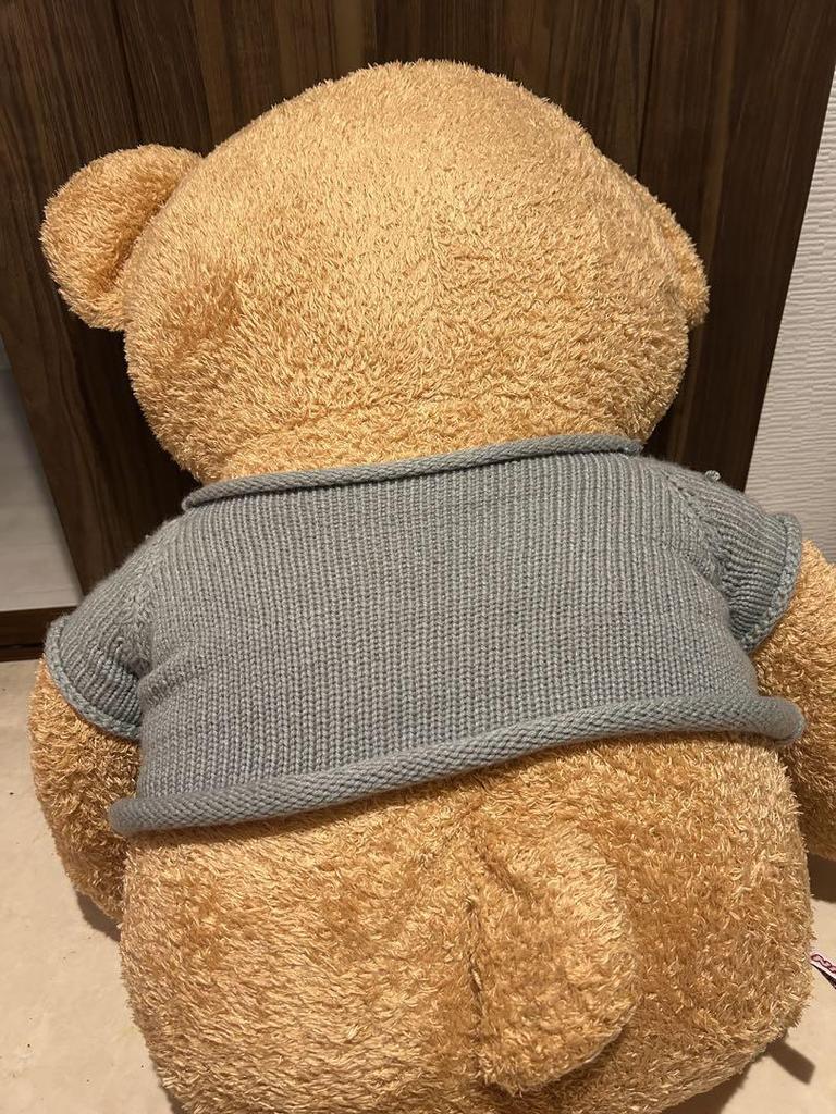 [USED] Large stuffed teddy bear, approximately 130cm