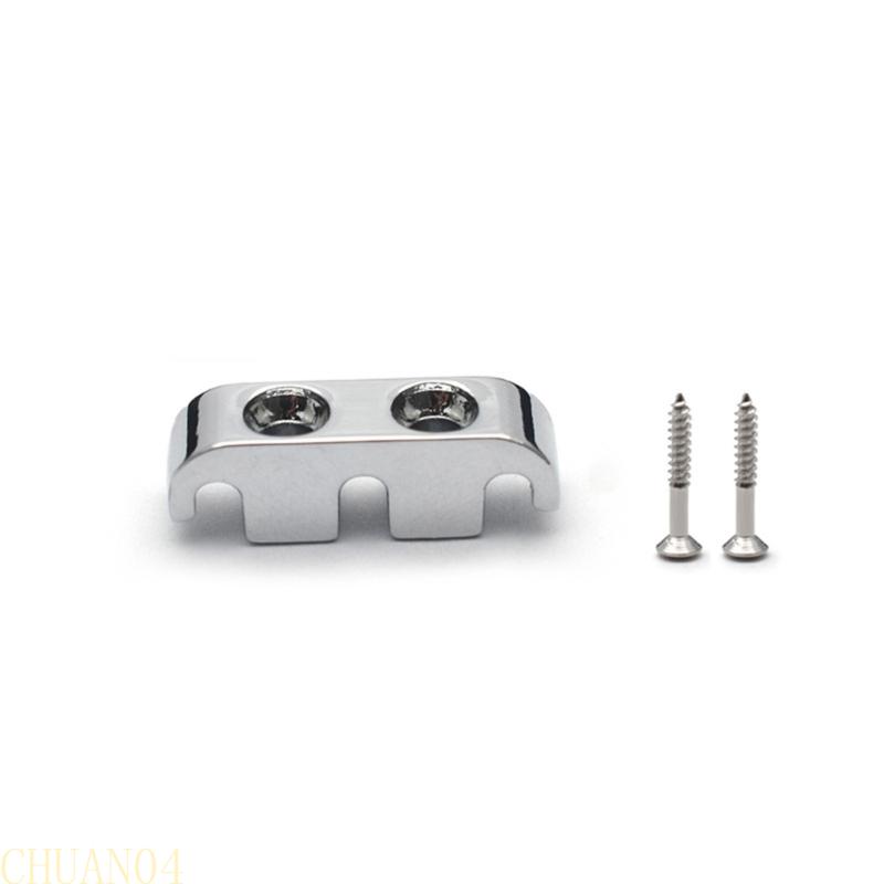 A1A2 Electric Bass String Guide Bass Headstock Protector Retainer Metal Texture