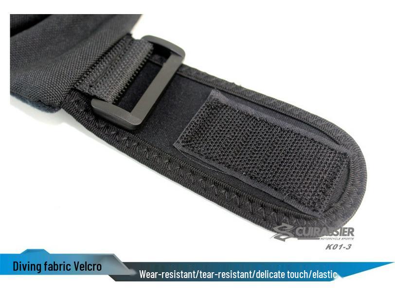 CUIRASSIER Motorcycle Knee Pads Off-Road Leg Guards, Knight Protective Gear, Model K01-3, Navy Blue