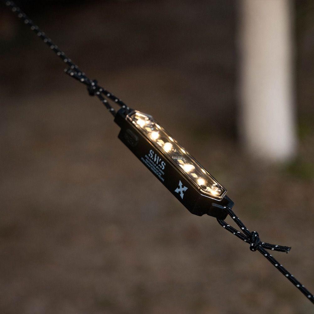 Adjustment Wind Rope Warning Light Magnetic Camping Wind Rope Lights  Camping Equipment