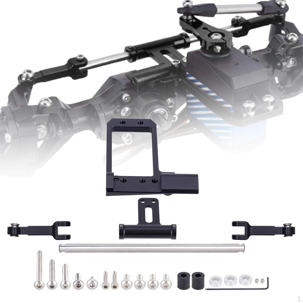 Bat Servo Mount 1/10 RC Crawler Full Hydraulic Steering Cylinder Kit for Vanquish Phoenixs