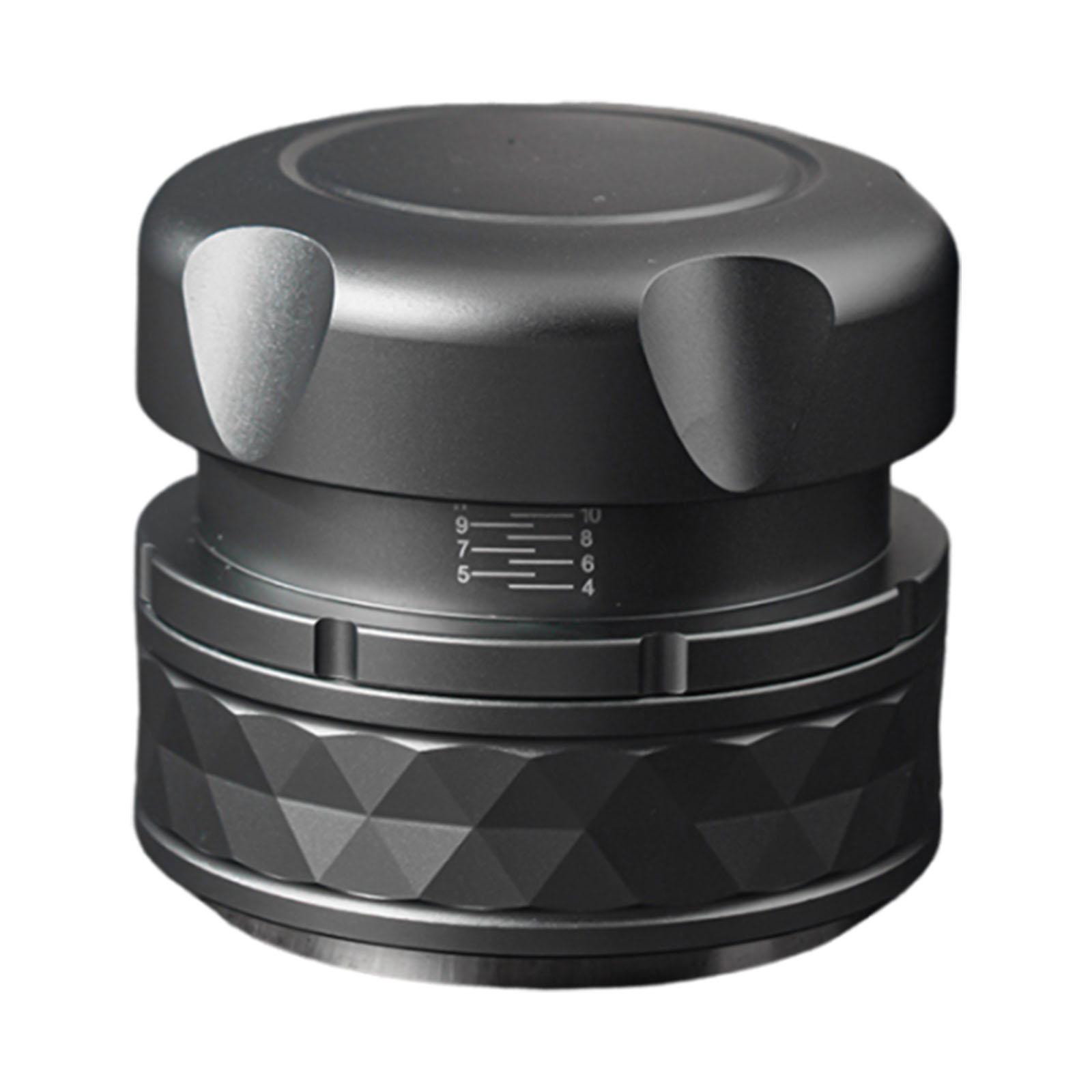51mm Coffee Distributor Tamper Coffee Leveler Portafilter, Adjustable Depth Espresso Hand Tampers Comfortable Handle