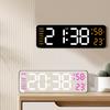 Electronic Clock Simple Multi-function Clock Rectangular Large Font Alarm Clock Can Be Hung or Stand Up Watch 6657