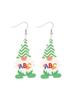 Teacher's Day Apple Pencil & Rocket Book Earrings with School Elements