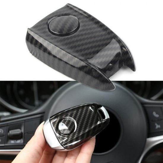 For Alfa Romeo Giulia Stelvio 2017- Carbon Fiber Remote Key FOB Cover Case