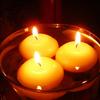 1PCS Smokeless Candles Romantic Exquisite Floating Candles Party Candles Decoration Candles for Baby Shower Wedding