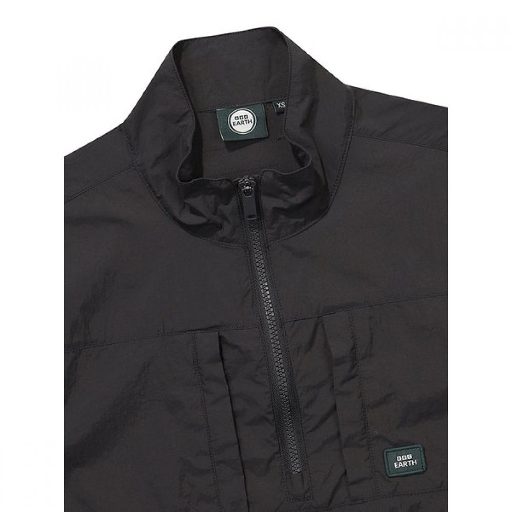 Bbc Earth Utility Pocket Short Sleeve Anorak  Charcoal 