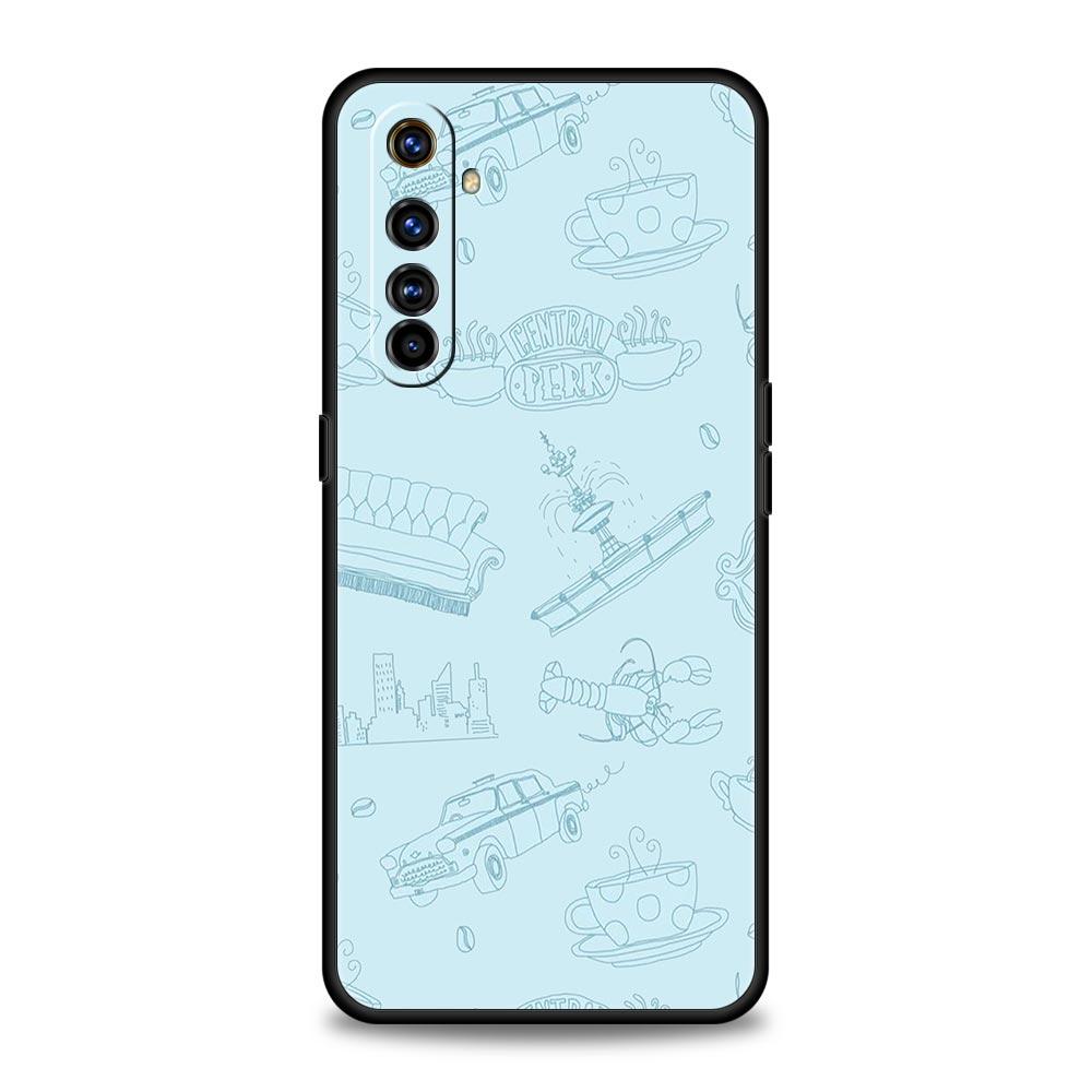 

Phone Case For Realme 12 11 10 9 8 5G 7 6 GT5 GT3 GT2 Pro Plus C21 C11 C25 C35 GT Neo 2 3 3T 5 Cover Perk Coffee friends tv show Realme 9Pro Plus