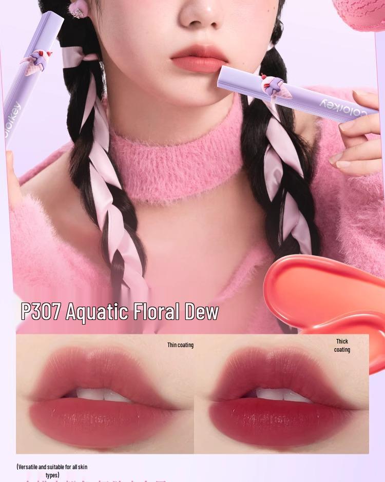 Capybara Colorkey Soft Mist Lip Tint & Gloss – Limited Edition Collaboration Lip Dew.