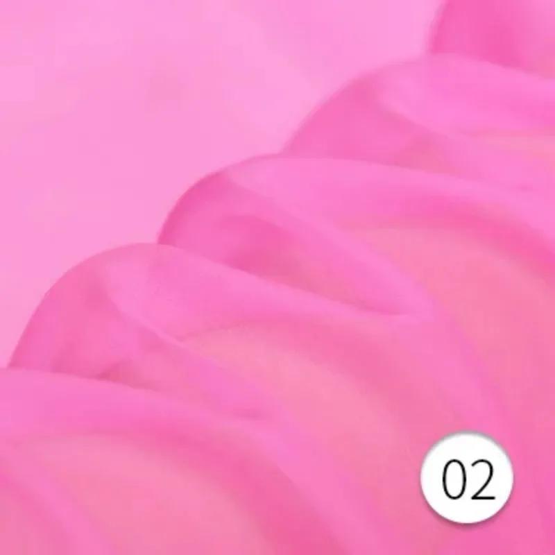 100% hedvábný šifon z moruše na metr pro Hanfu, svatební šaty, pyžama, sukně, šití DIY, tenká látka, prodyšná