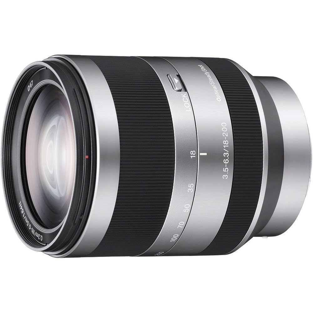 SONY SEL18200 High Magnification Zoom Lens E 18-200mm F3.5-6.3 OSS Sony E Mount for APS-C