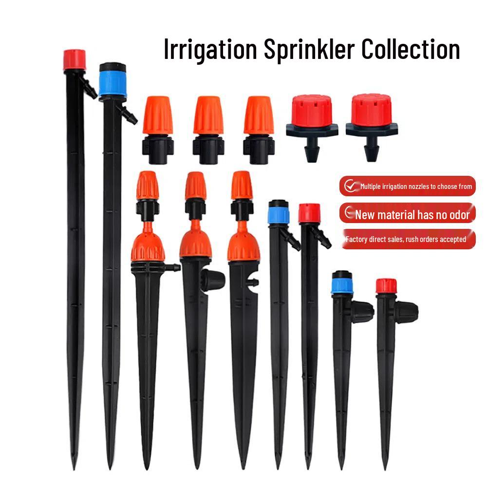 Adjustable Flow Little Red Riding Hood Drip Head: Micro-Spray Irrigation Sprinkler for Horticulture