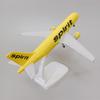 NEW 20cm Alloy Metal USA Air Spirit Airlines Airbus 320 A320 Diecast Airplane Model Plane Aircraft Kids Novel Toys