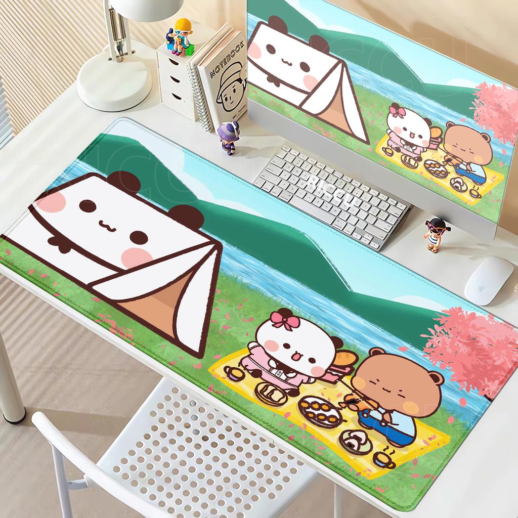 Large Compute Mouse Pad BuBu DuDu Kawaii Mousepad Natural Rubber Gaming Micepad Gamer Xxl Office PC Keyboard Cute Desk Mat Rug