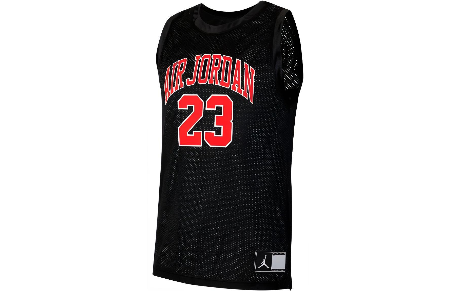Jordan Men's Black Basketball Jerseys Moderate Straight Fit