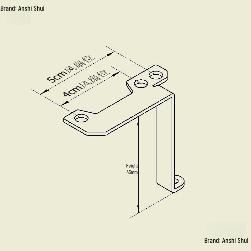 Motherboard Cooling Kit: Fan Bracket, MOS Tube Heatsink, Northbridge/Southbridge Heat Sink, Capacitors, Inductors, Memory M.2 Heatsink