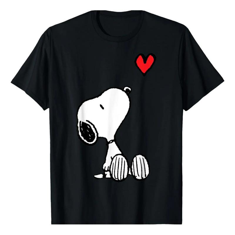Camiseta Peanuts Heart Sitting Snoopy S