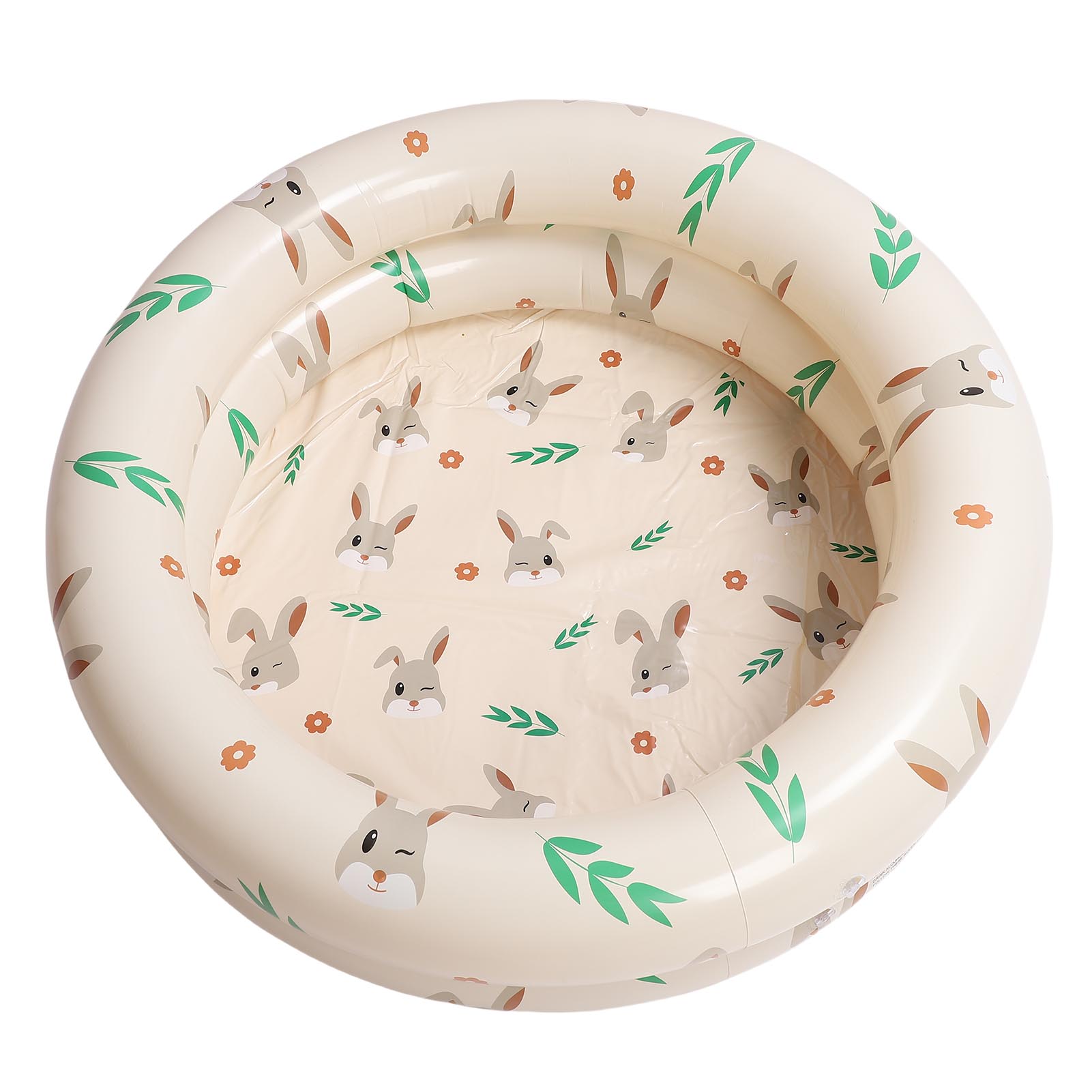 

Надувной бассейн для мальчиков и девочек, утолщенный складной ПВХ, надувной бассейн для заднего двора, надувной мяч Beige Rabbit