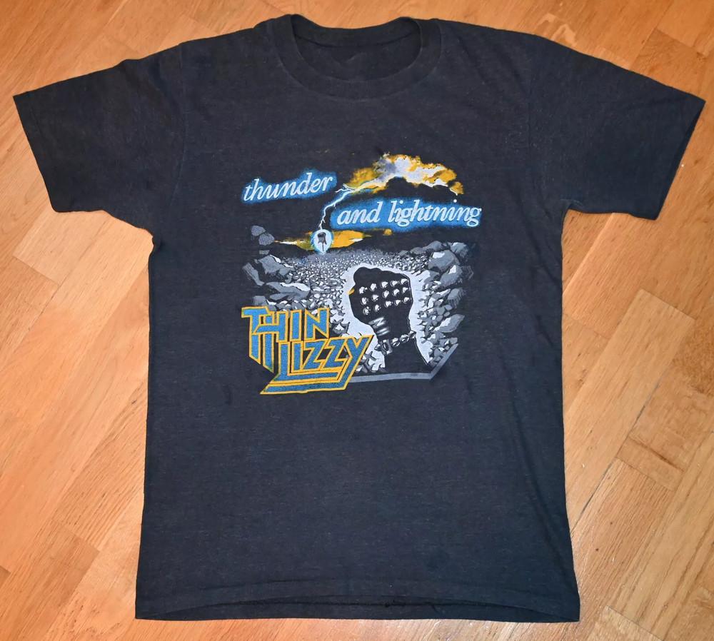 Thin Lizzy Band Black cOLOR Cotton All To 4XL Shirt Unisex T-Shirt S