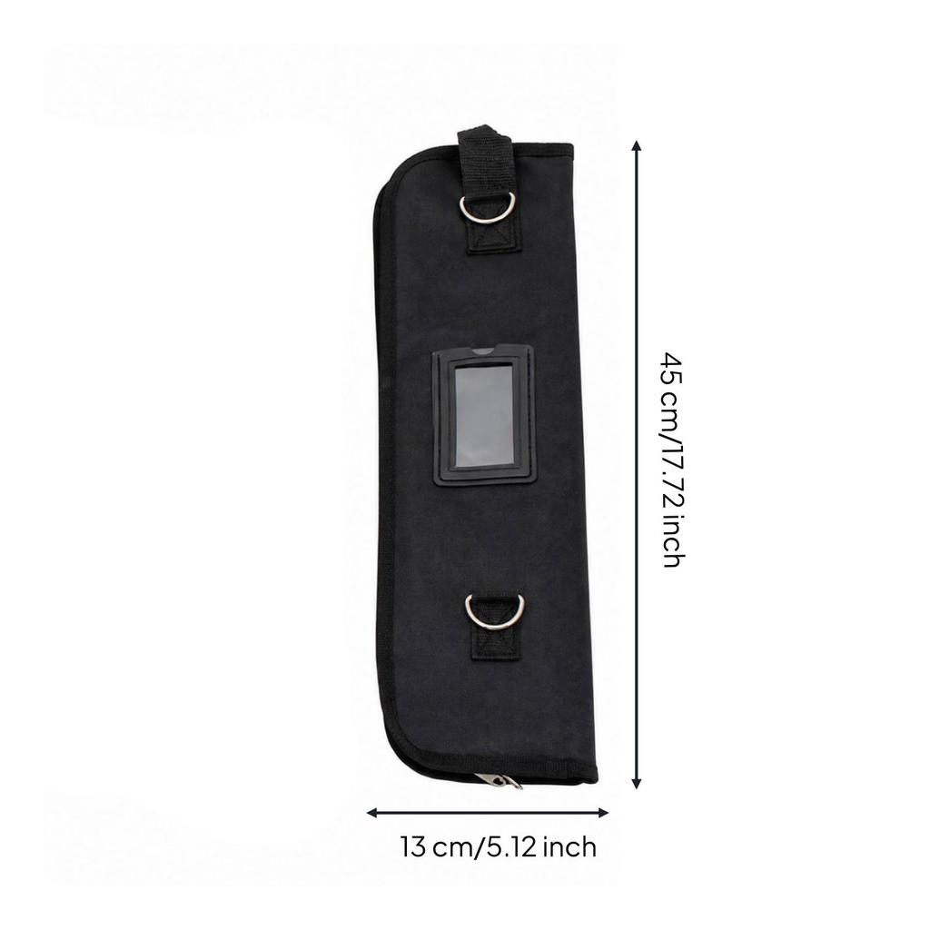 Canvas Drumstick Bag Safeguarding with Zippered Closure