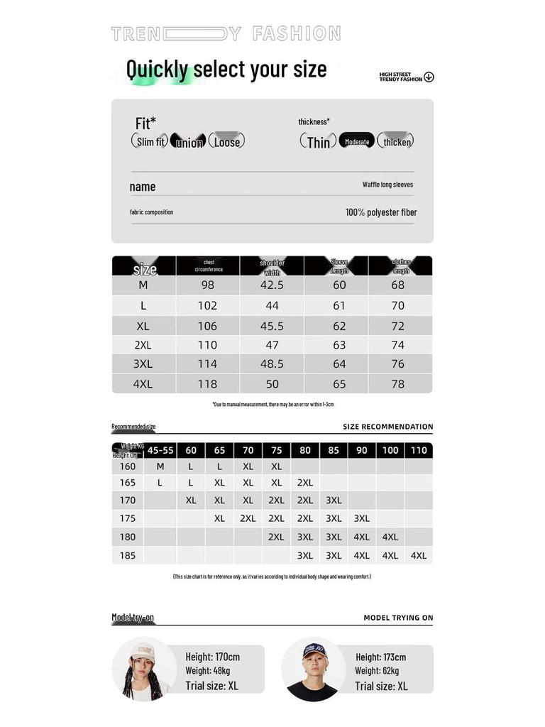 Warrior Waffle Texture Long Sleeve T-Shirt