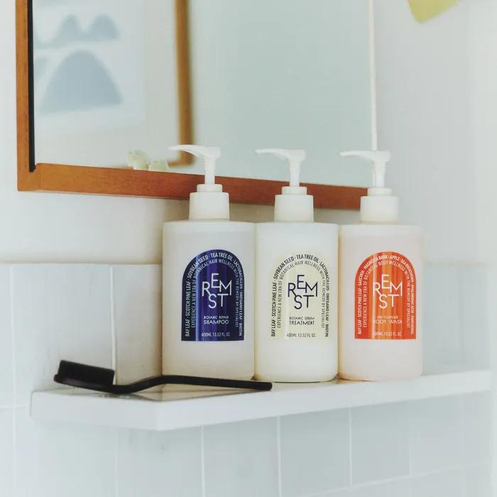 [Double Composition] Remst Shampoo & Treatment & Body Wash Set 400ml