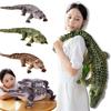 Non-Toxic 68/96Cm Simulation Long Tail Crocodile Plush Doll Lifelike Reptile Crocodile Animal Stuffed Toy Home Decor Gift For Children