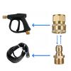 Quick Connecting Brasses Couplers Leakproof Design Brasses Plumbing Fittings For Pressure Washer Hoses Car Wash Systems