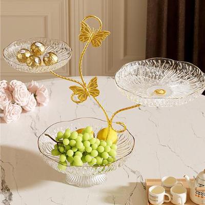3 Tier Fruit Bowl for Kitchen Counter Basket Home Use Modern Tiered Display Storage