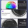 3W Sound Activated Striped Mini Magic Ball LED Light RGB Stage Lamp for KTV Bar (Without Remote)