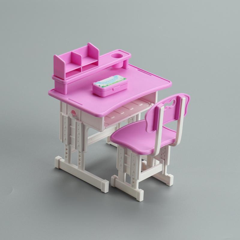 Детский миниатюрный письменный стол Игровой набор со stationery и аксессуарами