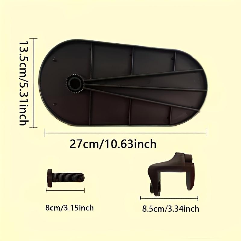 1pc Ergonomic Armrest Wrist Rest - Synthetic Rubber Computer Desk Extender - Office Chair Elbow Support