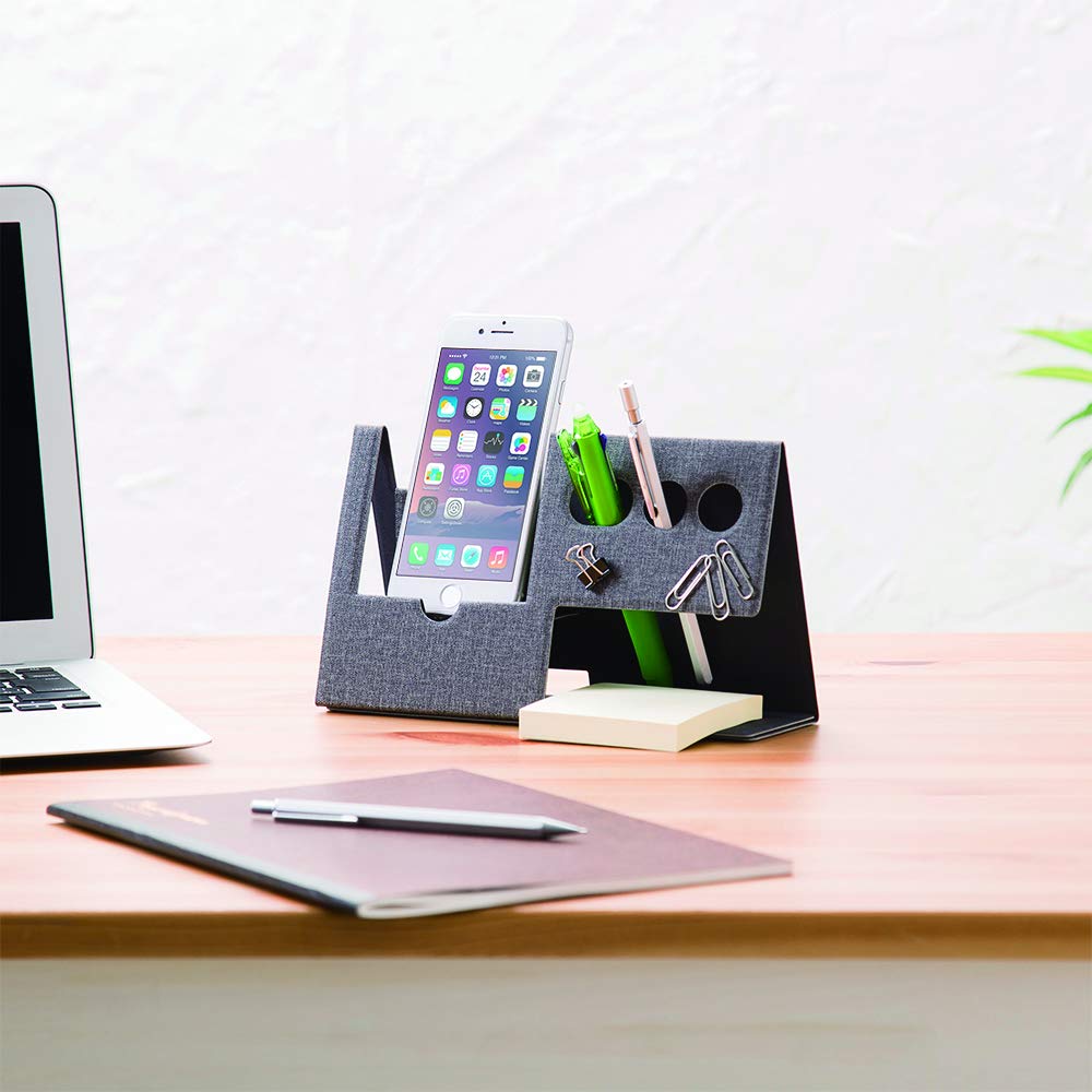 Nakabayashi Ori-Pact Desk Organizer M NOP-D02GY Gray     Office Storage Solution