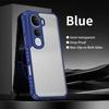 KEYSION Heavy Duty Shockproof Phone Case for IQOO Z10 Lite Soft Silicone+PC Translucent Matte Back Cover for VIVO IQOO Z10 Lite