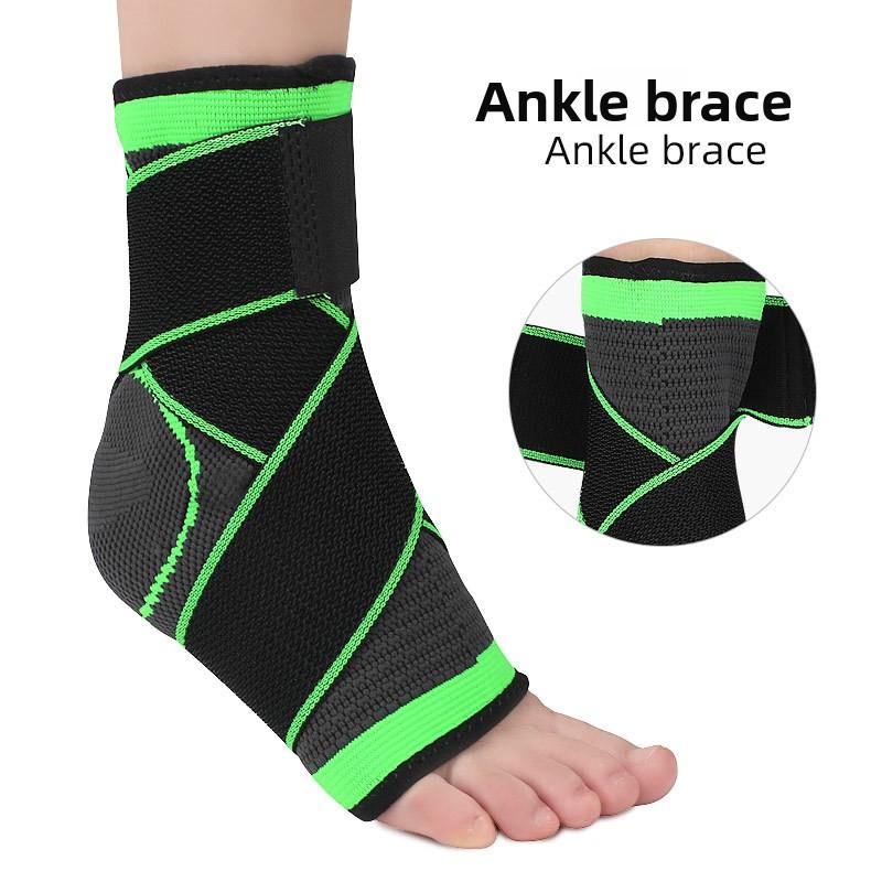 Nylon Knitted Adjustable Sports Ankle Brace, Pressurized Anti-winding Ankle Brace, Breathable Strap Fixed Protective Gear