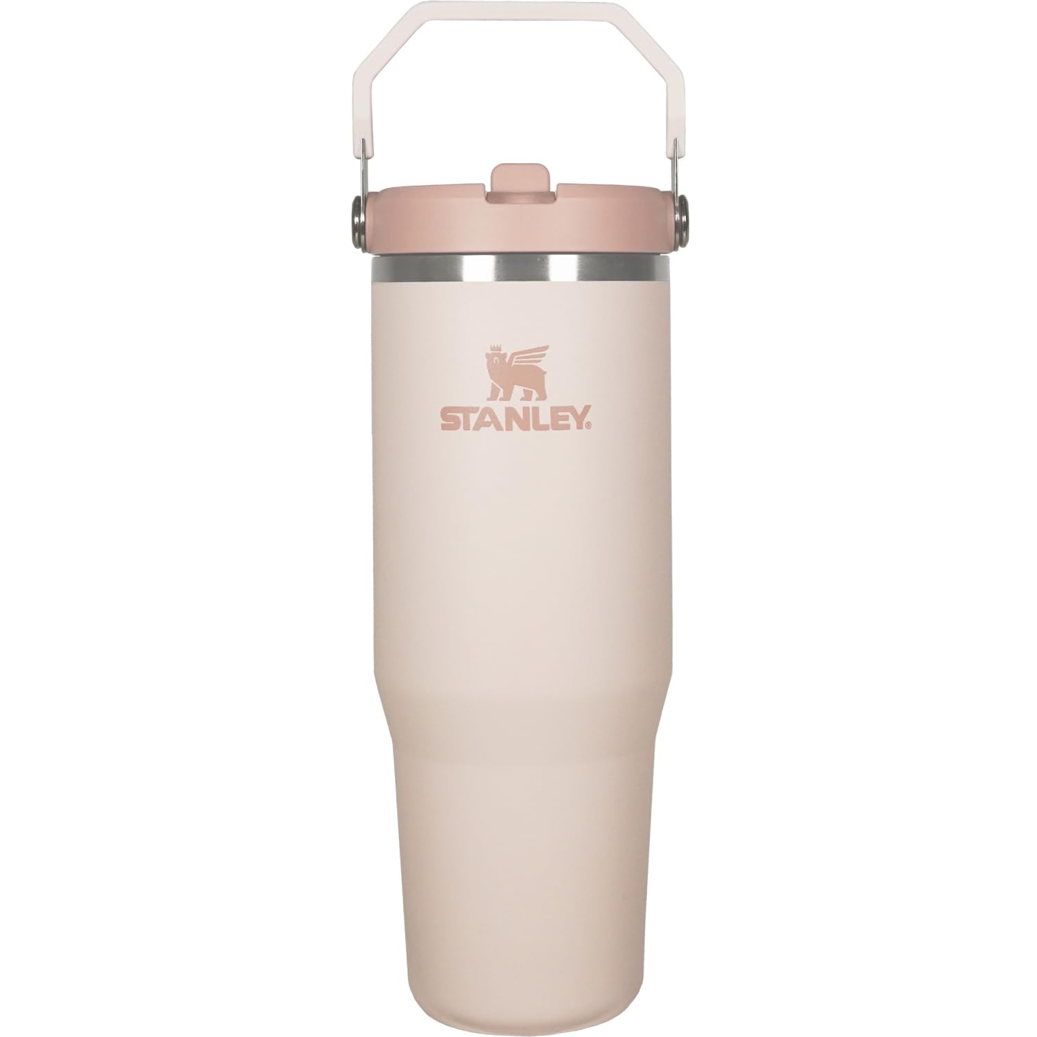 

STANLEY Ice Flow Flip Straw Rose Quartz Vacuum Insulated Water for Sports and Warranty Included Japanese 2.0 Tumbler, 0.88L, Bottle, Outdoors,