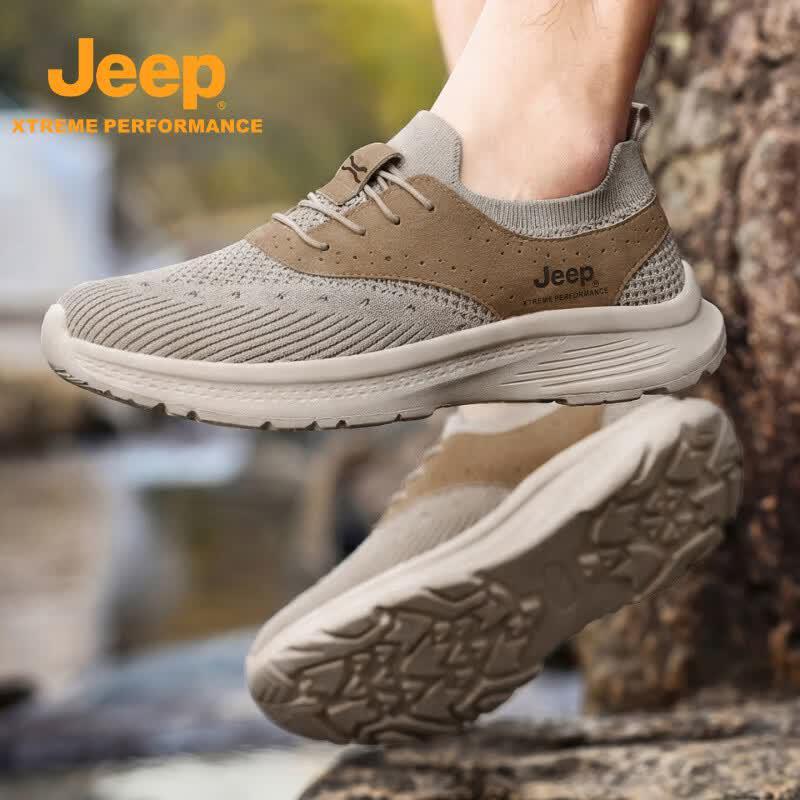 Jeep Men's Slip-on Breathable Hiking Shoes